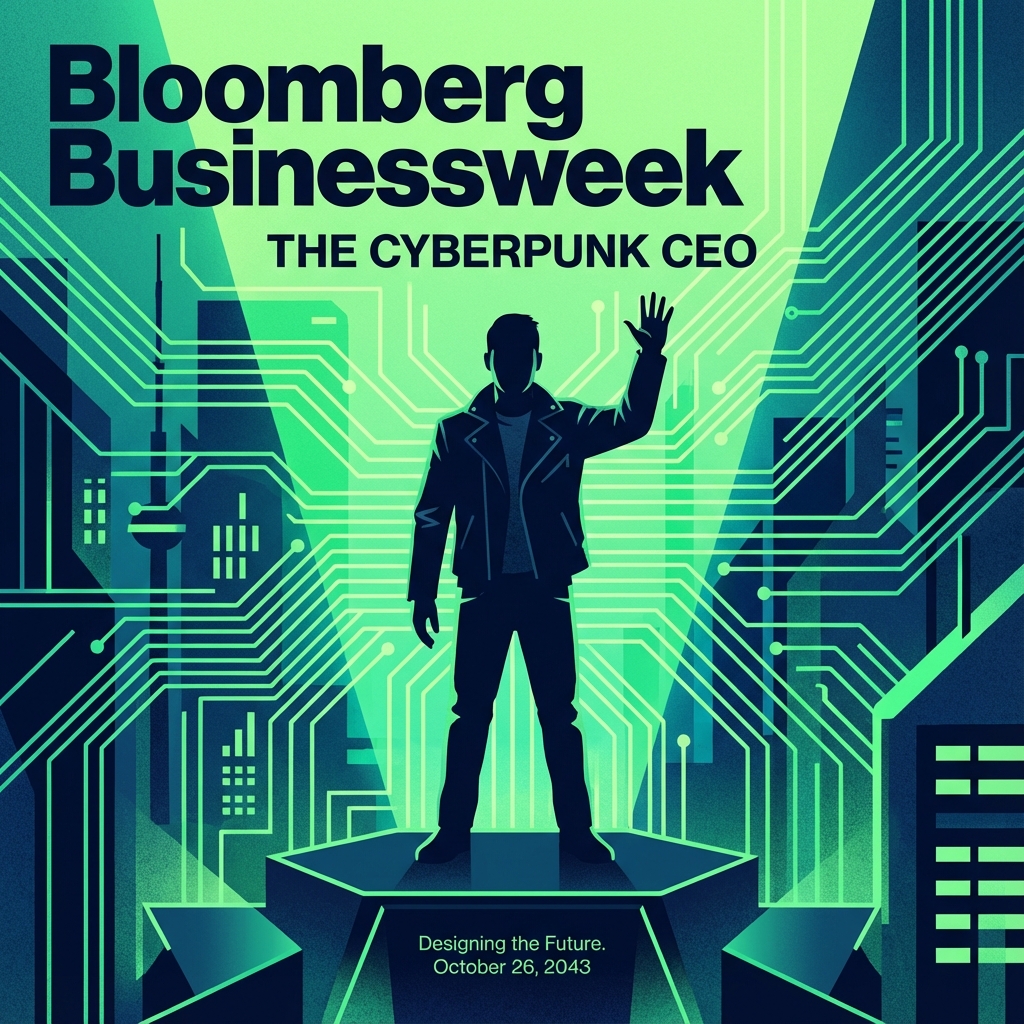 Cyberpunk Tech CEO